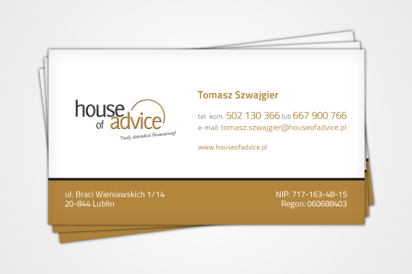 House Of Advice: Twój doradca finansowy: Realizacja 2